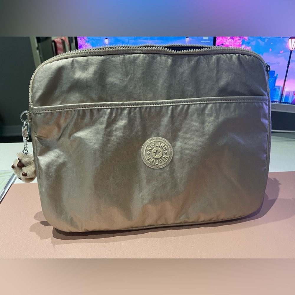 Kipling Laptop Case 13” Laptop Sleeve - Gold
